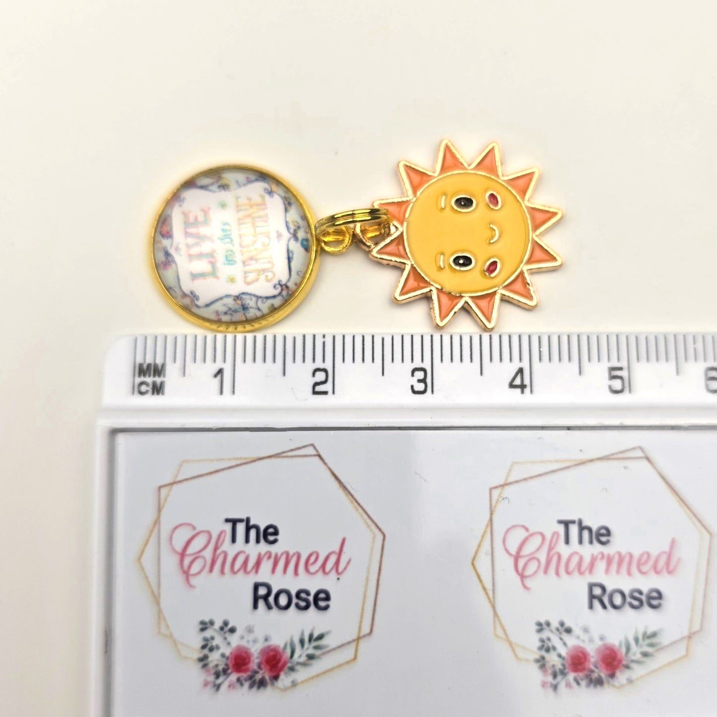 Live in the sunshine Charm Dangly