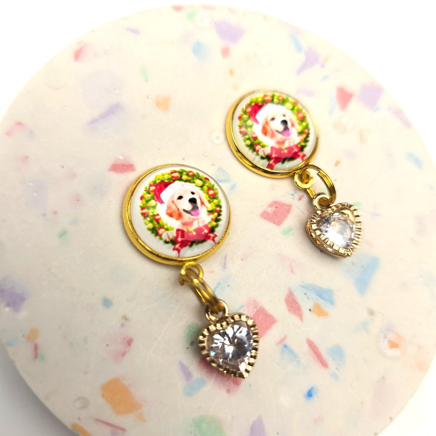 Discontinued Santa Paws Labrador Charm Dangly