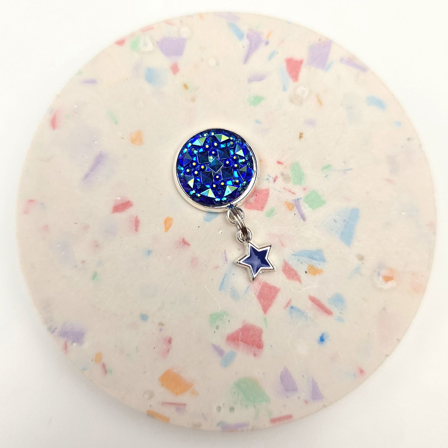 Discontinued Blue Star Charm Dangly