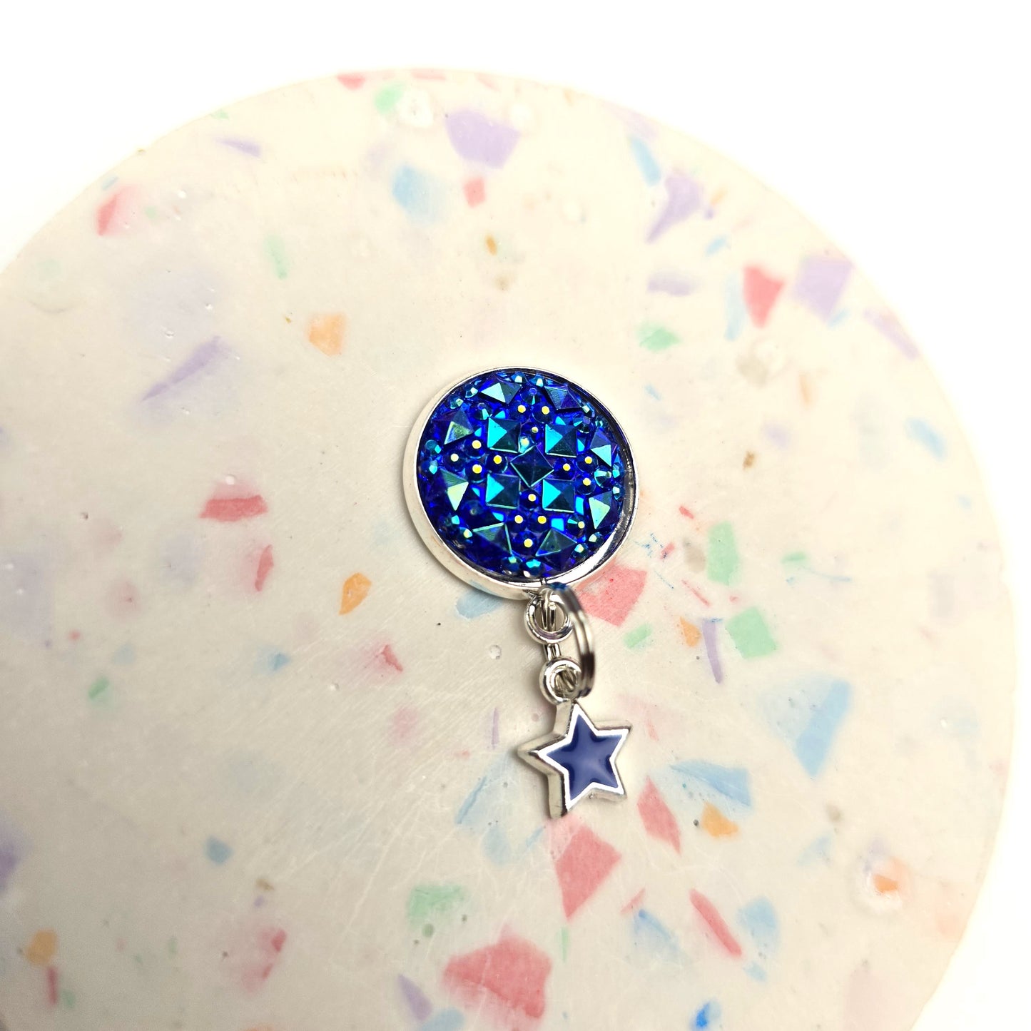 Discontinued Blue Star Charm Dangly
