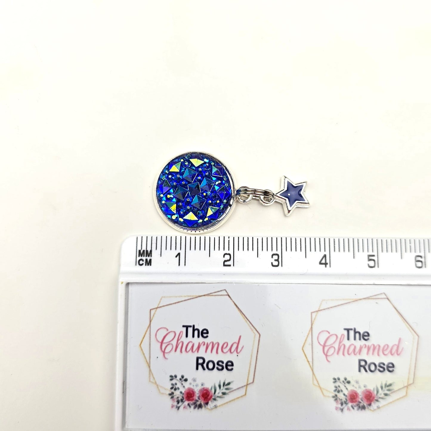 Discontinued Blue Star Charm Dangly