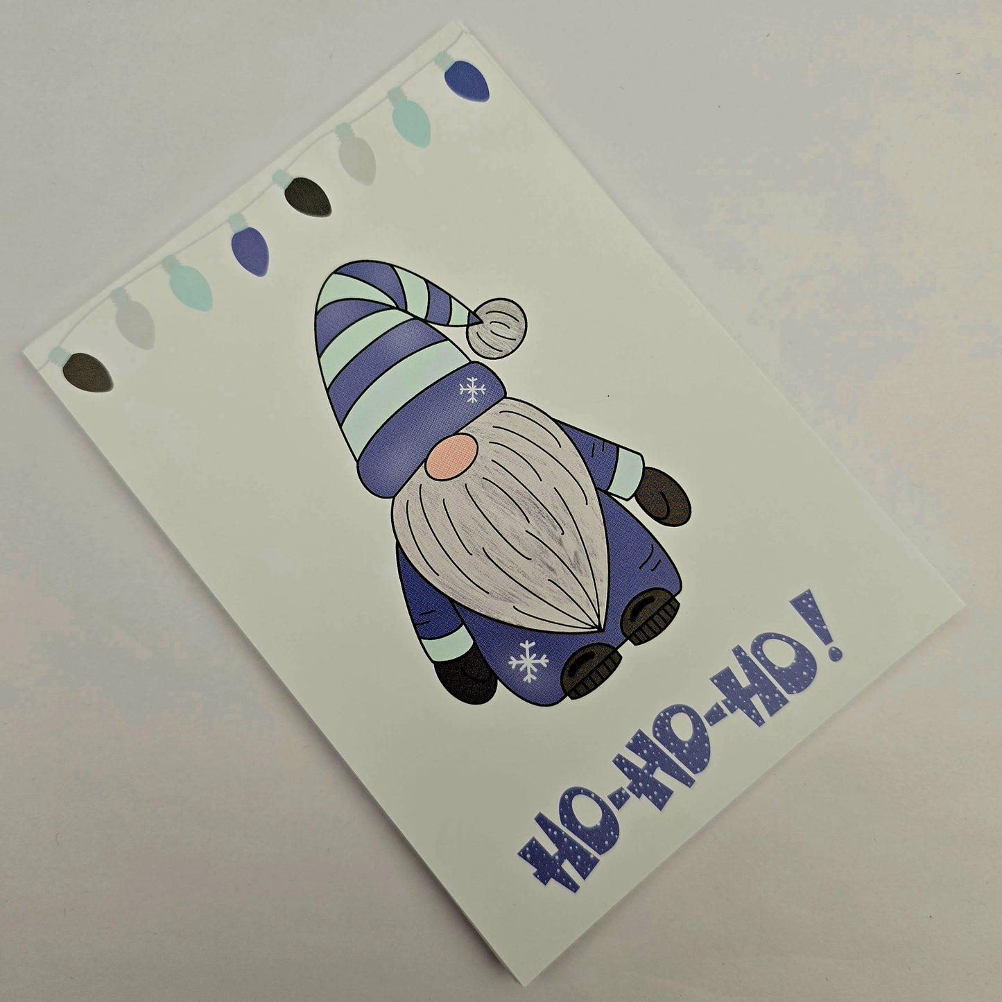 Discontinued A6 Bow Backing Cards - Hohoho Christmas Gonk
