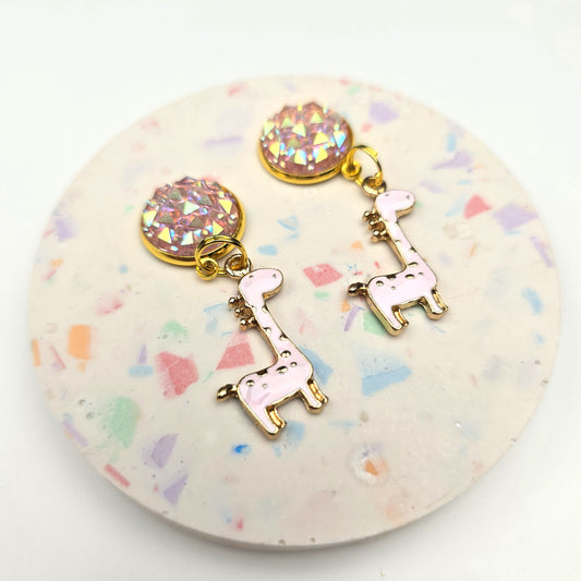 Discontinued Pink Giraffe Charm Dangly