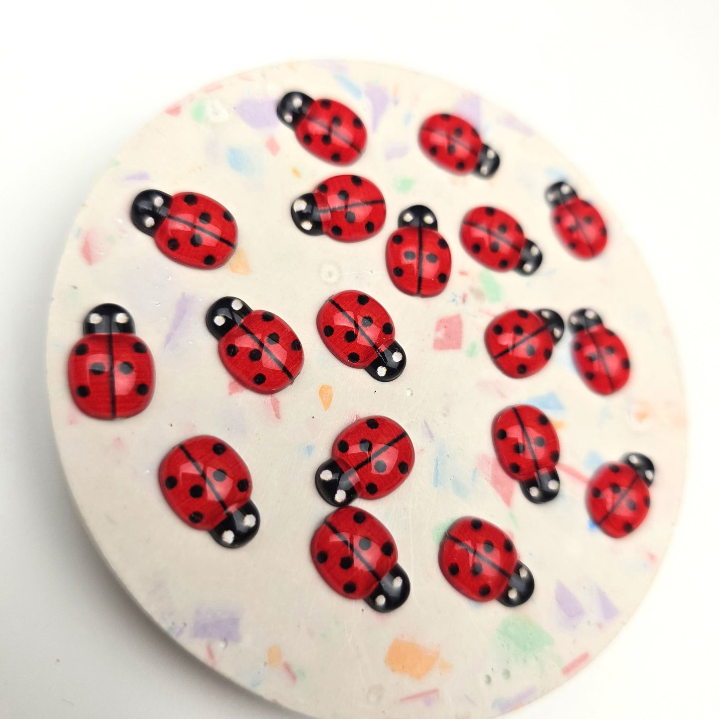 Flat Back Embellishment - Mini Ladybird (Ladybug)