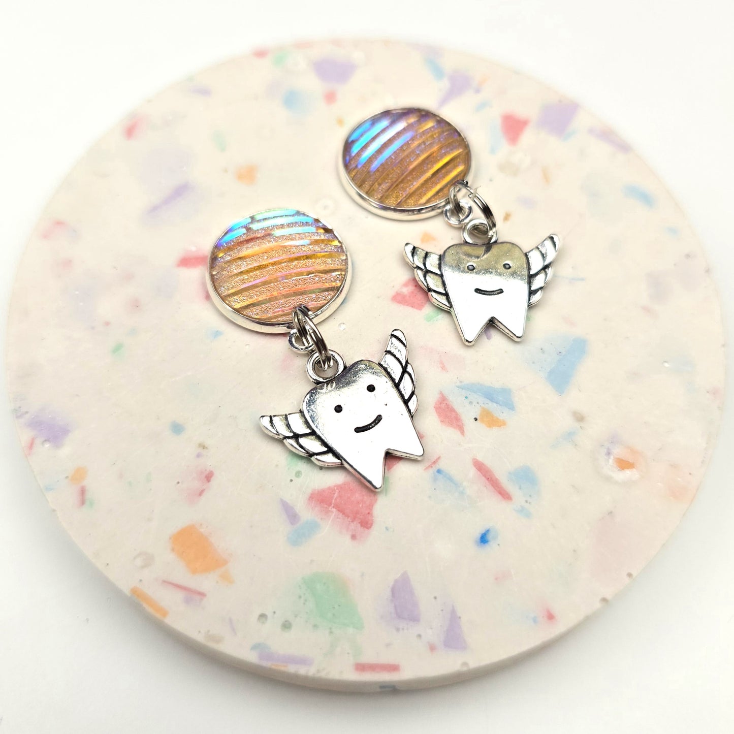 Yellow Top Tooth Fairy Charm Dangly