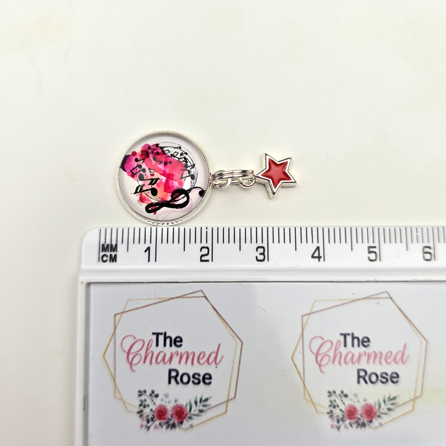 Love Music with Star Charm Dangly
