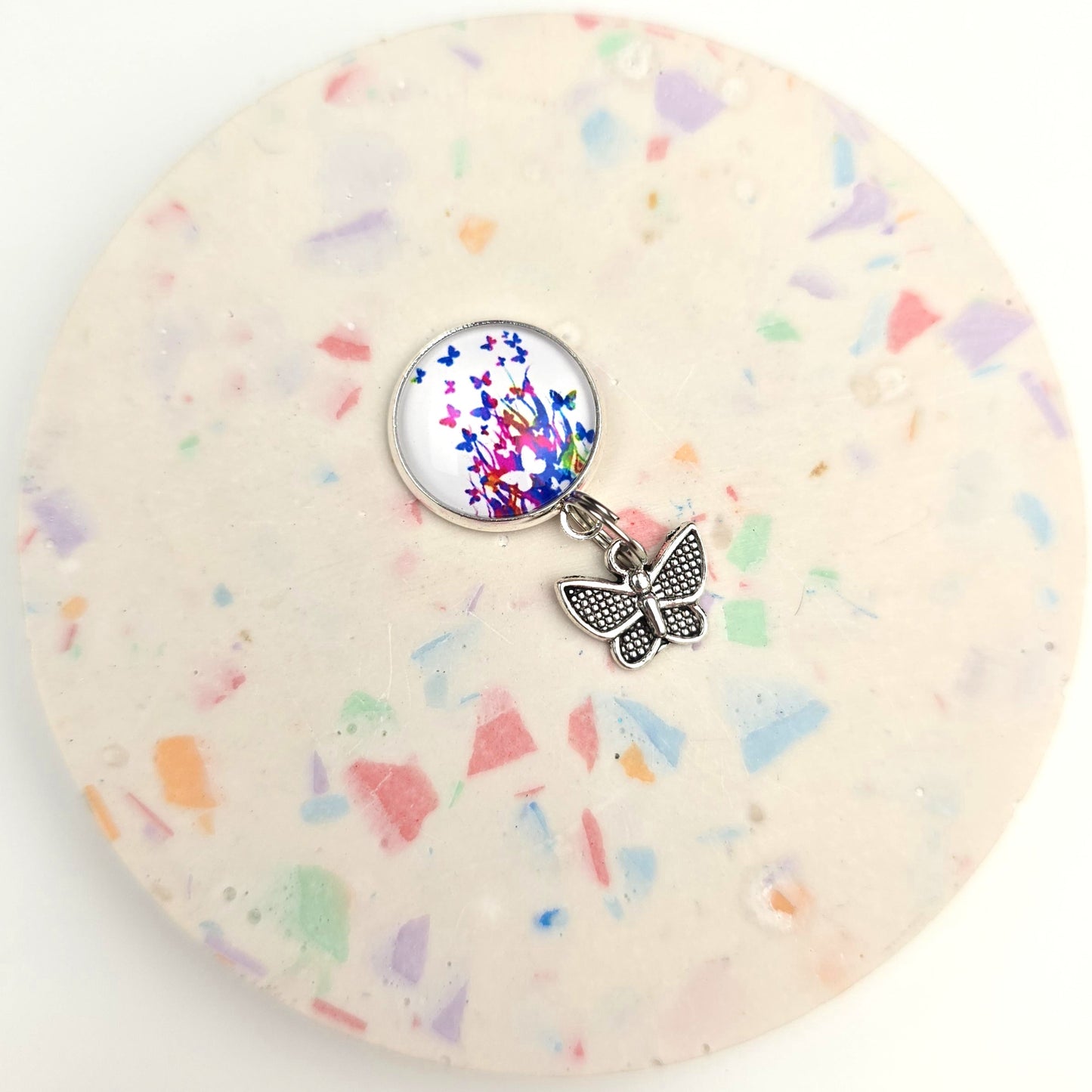 Fluttering Butterfly Charm Dangly
