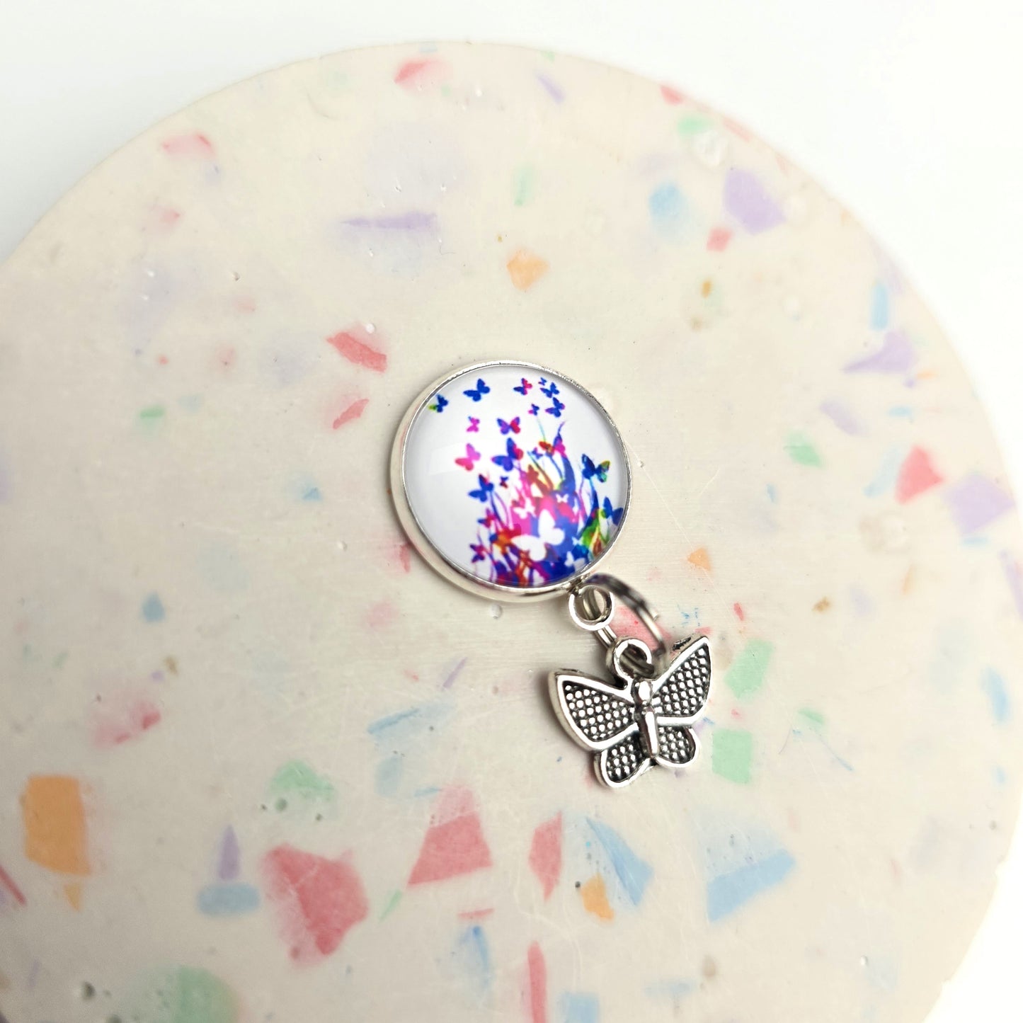 Fluttering Butterfly Charm Dangly
