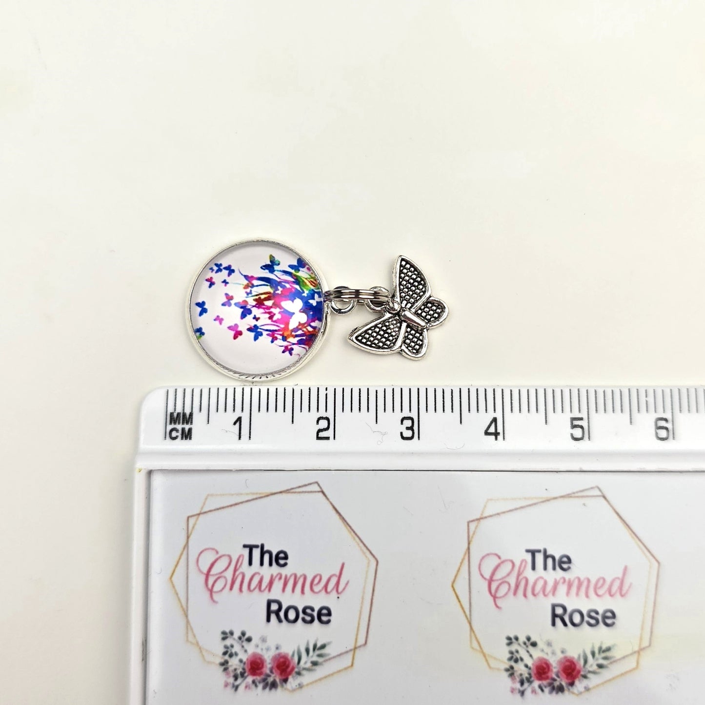 Fluttering Butterfly Charm Dangly