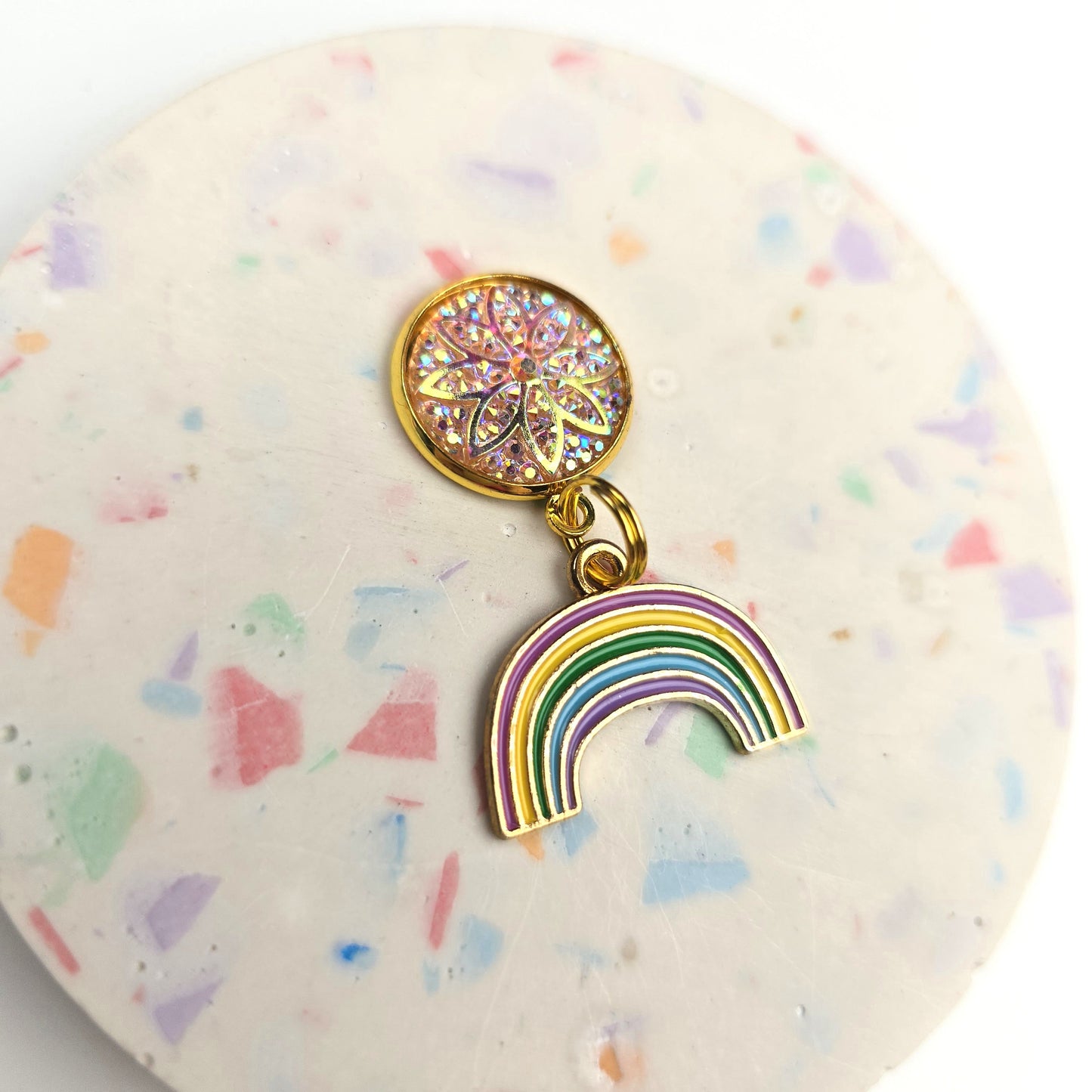 Pastel Rainbow Charm Dangly