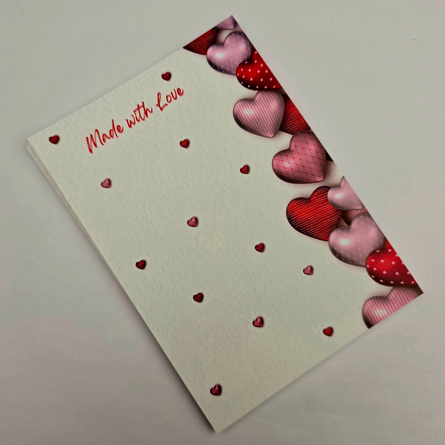 A6 Bow Backing Cards - Made with Love