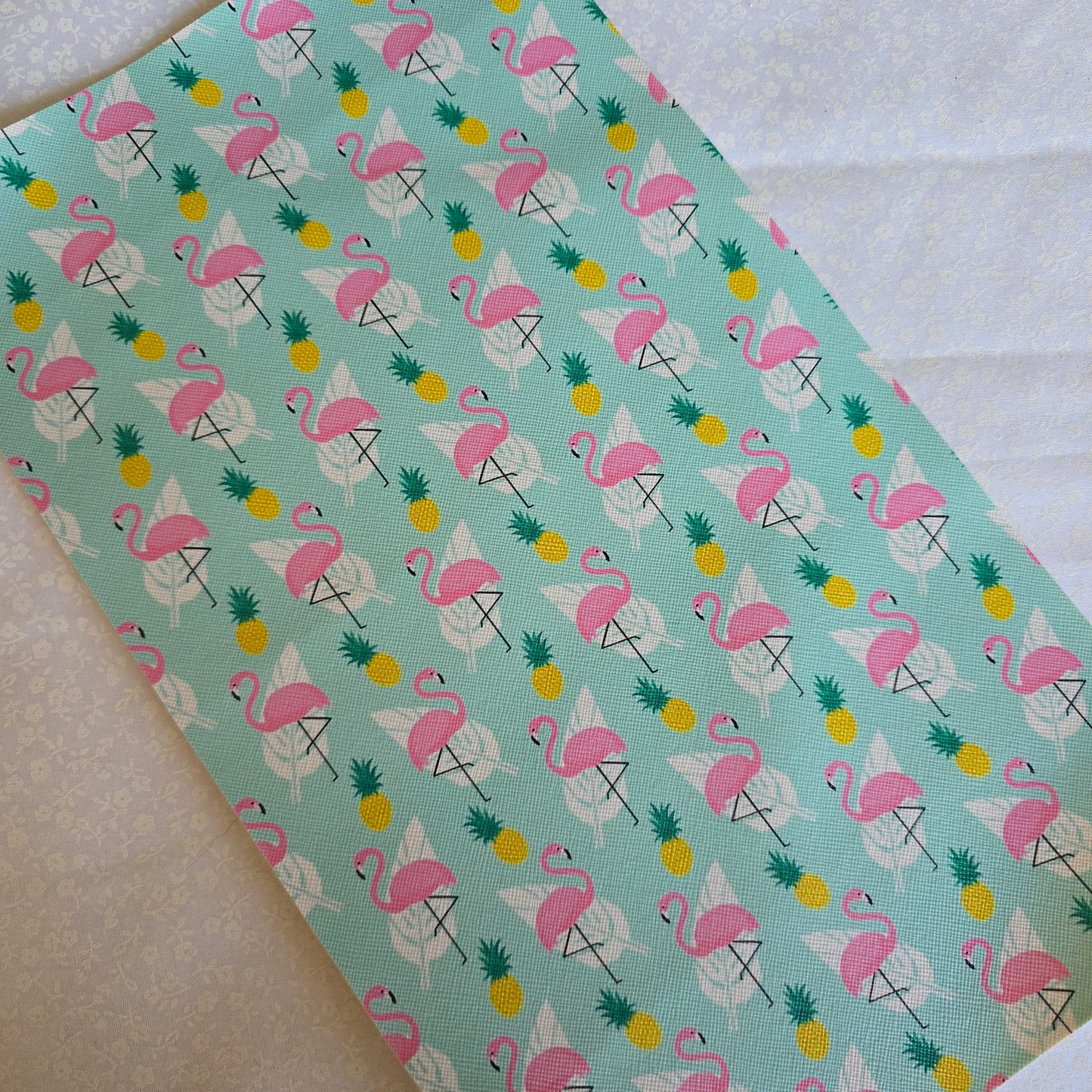 Bow leather - Flamingos