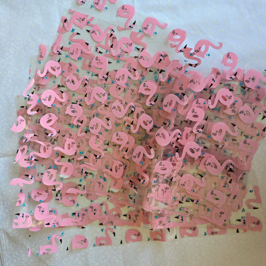 Bow Jelly transparent - Flamingo