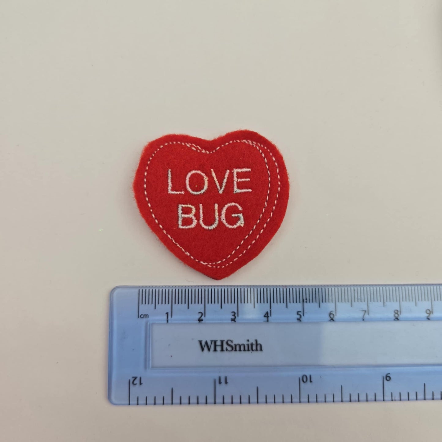 Love bug heart feltie