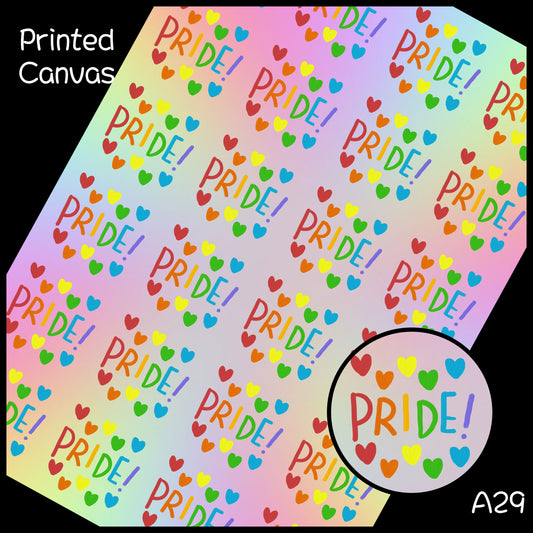 Bright Love Pride - Printed Canvas