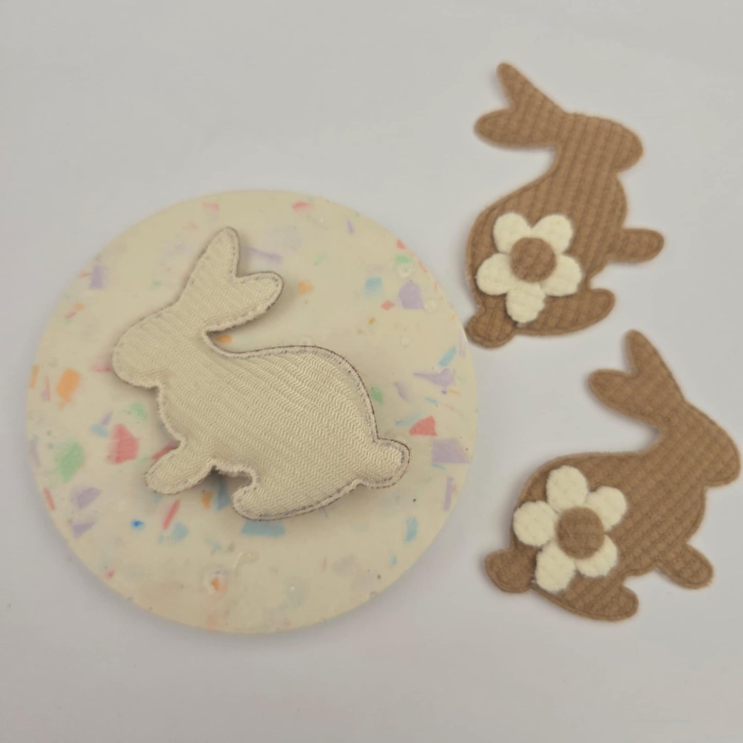 Brown bunny plushy embellishments