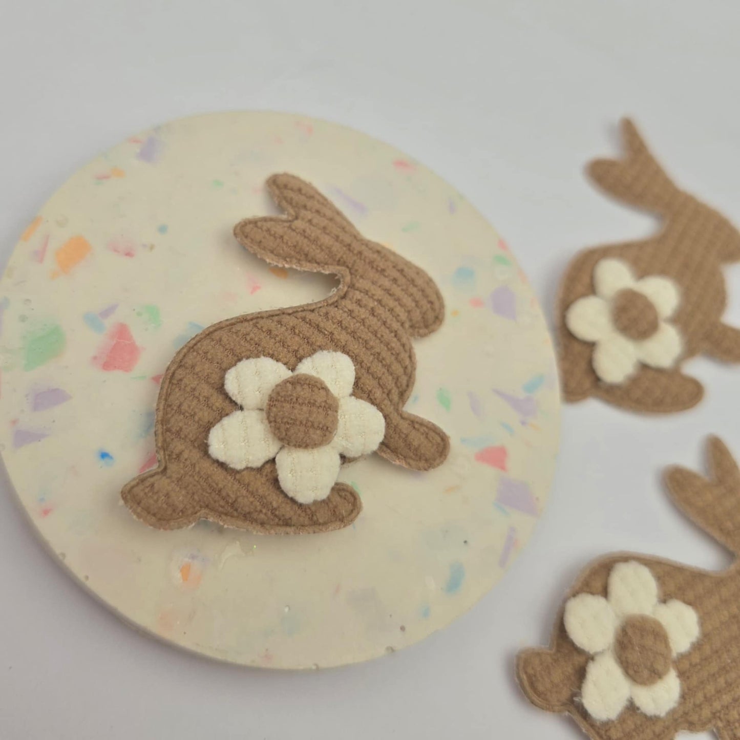 Brown bunny plushy embellishments