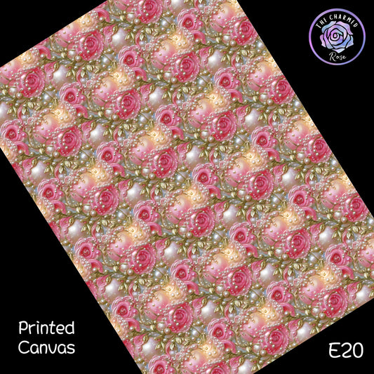 Princess Rose and pearl  - Printed Canvas