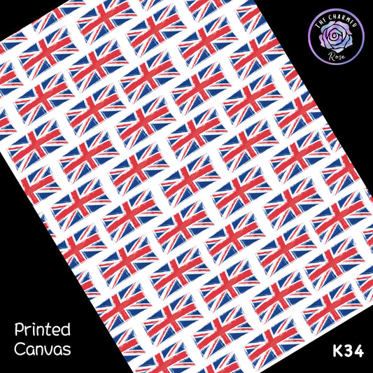 Union Jack flag - Printed Canvas