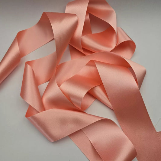 50mm 2" Double Sided Satin - Pink