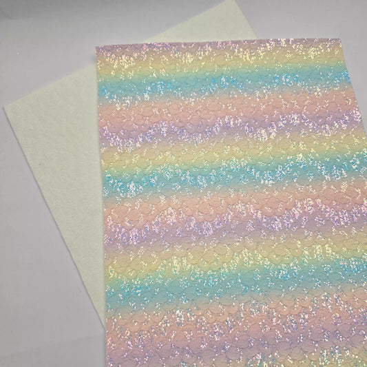 Chunky Glitter - Rainbow Pale Lace