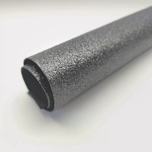 Hair Bow Making Fabric. Firm Glitter Felt. Black.